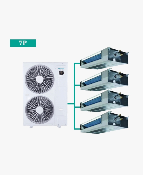 海信榮耀家系列 家用中央空調(diào) 多聯(lián)機(jī) HVR-200W 7匹一拖四（90-150㎡）