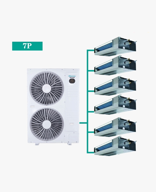 海信榮耀家系列家用 中央空調(diào) 多聯(lián)機(jī)HVR-200W 7匹一拖六（120-150㎡）